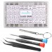 bayite Eyeglass Sunglass Repair Kit with Screws Tweezers Screwdriver Tiny Micro Screws Nuts Assortment Stainless Steel Screws for Spectacles Watch 1000Pcs