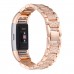 bayite Bling Bands Compatible Fitbit Charge 2, Replacement Metal Bands with Rhinestone Bracelet, Rose Gold
